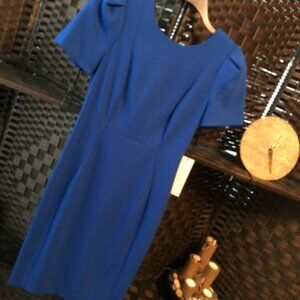 Calvin Klein Blue short sleeved dress